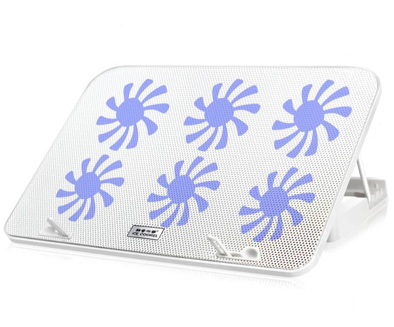 Cooling Pad para Portáteis Gaming  - RGB, 6 Ventoinhas, 2 Portas USB Cooling Pad para Portáteis Gaming  - RGB, 6 Ventoinhas, 2 Portas USB